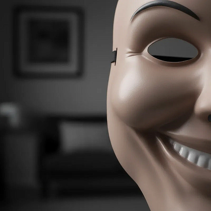 Máscara La Purga Máscara De Halloween Disfraz Mascaras Hallo Rosa La Purga Sonrisa