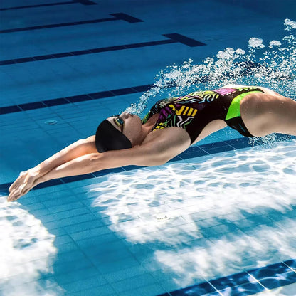 Gorros Natación Silicona Azul Okshop Adultos Pack X2 Anticloro Liso Talle Único