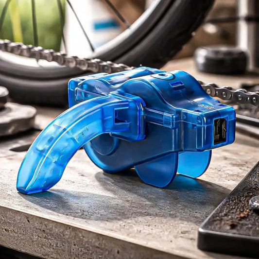 Limpiador De Cadena Okshop Para Bicicleta Portátil Plástico Azul