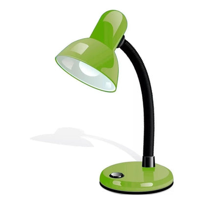 Lámpara Escritorio Metal Flexible E27 Led/incandescente Pack 2 Blanco Okshop