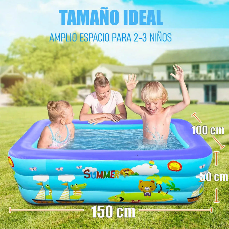 Piscinas Para Niños Piscina Pequeña Bebe Piscinas Infantiles Piscina Inflable Para Bebes Plastico 150x100x50cm Piscina De Pelotas Para Ninos Piscinas Inflables Rectangulares Color Rosa Okshop