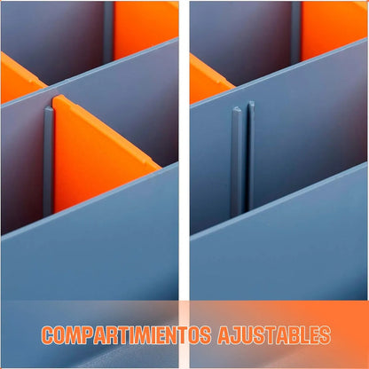 Caja Organizadora De Tornillos Pack 2 Caja Para Herramientas Cajas Herramientas Okshop Caja Herramientas Plastica 21 Divisiones Ajustables Cajas Para Herramientas Antideslizante