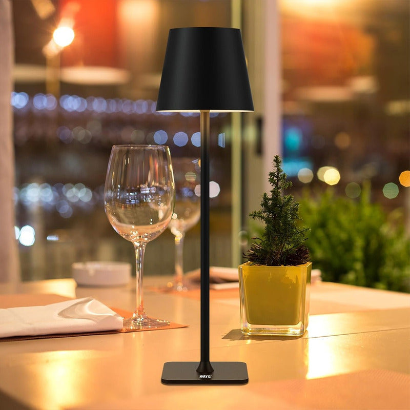 Lampara De Noche Lampara De Mesa Lampara Metalica Led Wayu