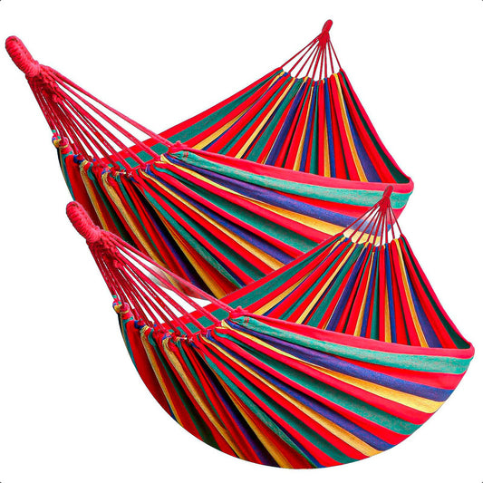 Hamaca Colgante Hamacas De Jardin Pack 2 Hamaca Colgante Rojo