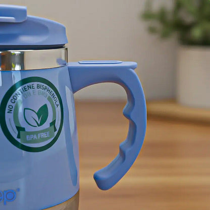 Taza Térmica Keep Taza Acero Inoxidable Taza Termo 400 Ml Azul Taza