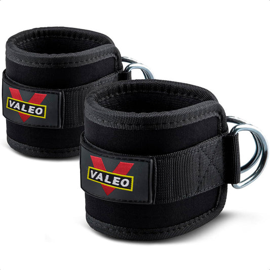 Pack X2 Tobillera Polea Tobillera Gimnasio Tobillera Gluteo Negro