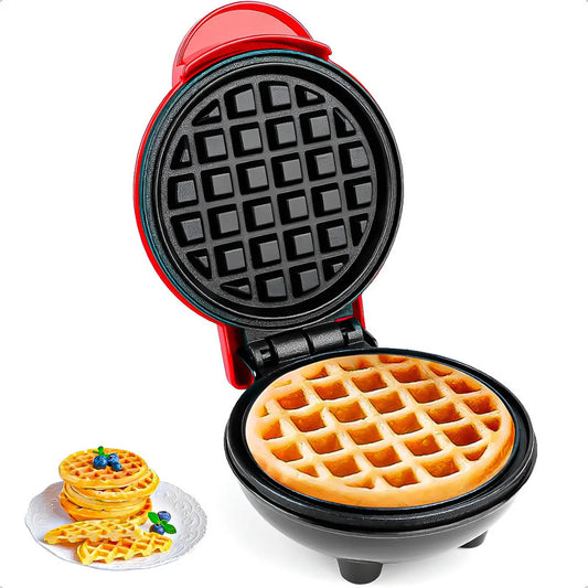 Mini Waflera Maquina Wafles Wafleras Reposteria Mini Wafles Maquina Para Hacer Waffles Aluminio Waffles Maquina Superficie Antiadherente Maquina De Waffles Patas Antideslizantes Abs Okshop