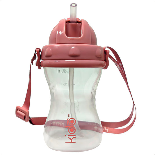 Vasos Antiderrame Vaso Con Bombilla Vaso Tomajugo Niño 280ml Rosa Estrella