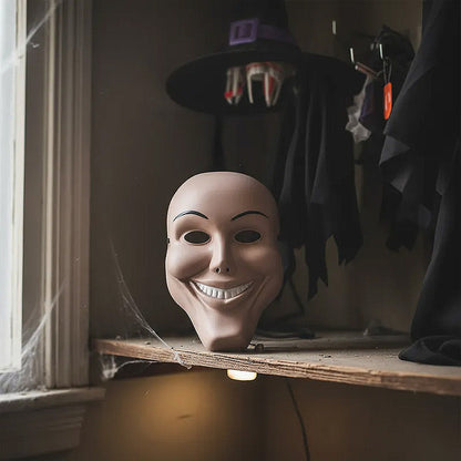 Máscara La Purga Máscara De Halloween Disfraz Mascaras Hallo Rosa La Purga Sonrisa