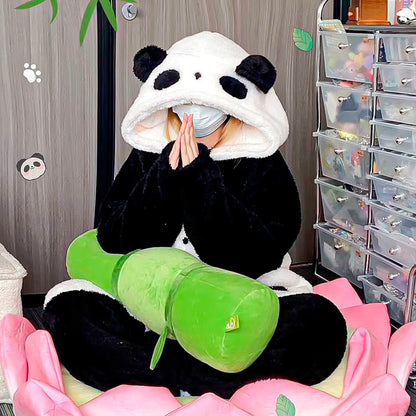 Polerones Chiporro Pijama De Invierno Poleron Invierno Diseño De Panda Adulto Poleron Con Capucha Polerones Invierno Pijama Chiporro Con Diseño