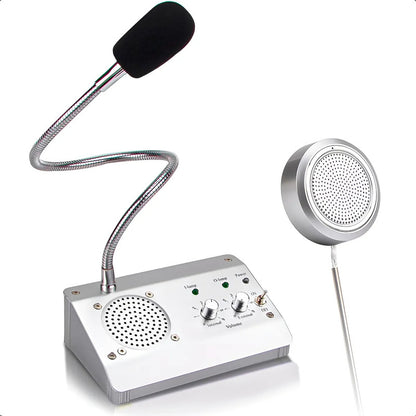 Microfonos Amplificadores Intercomunicador Bancos Citofonos Amplificador De Audio Metal Sistema De Intercomunicación Ventana Bancaria Microfono Podcast Aleacion Aluminio Okshop
