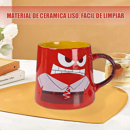 Taza Cerámica Verde Envidia Intensamente 350ml Apta Para Microondas Okshop