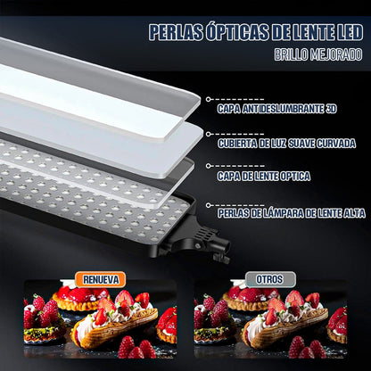 Panel Led Fotografia Panel De Luz Iluminación De Fotografía Negro Blanco/neutro/calido