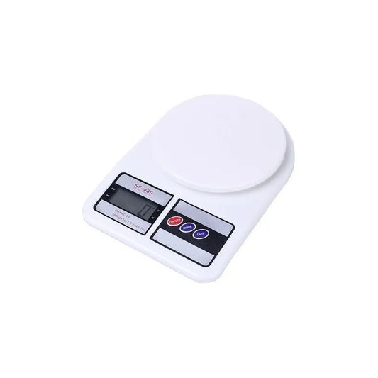 Balanza Pesa Digital Para Cocina Comercio 0 A 10kg Capacidad Máxima 10 G Color Blanco