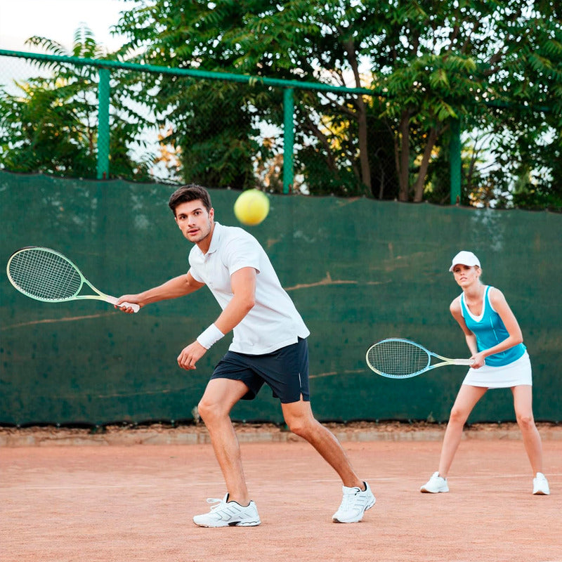 Raqueta De Tenis Amateur Raqueta Para Adultos + Funda Azul Acero 0