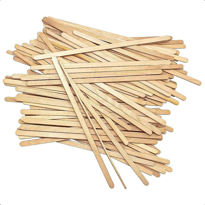 Pack 100 Palitos De Cafe Agitadores De Madera Agitador Madera
