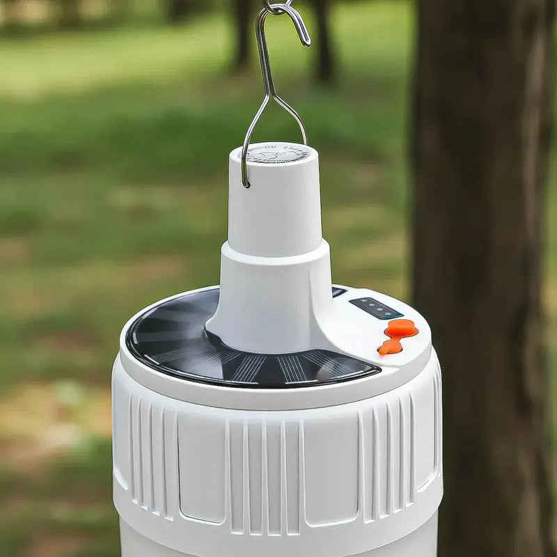 Lampara De Camping Lampara Camping Solar Lampara Para Carpa Okshop Lampara Camping Recargable Luz Fria Bombilla Colgante Ampolleta Solar Recargable Camping Usb Lampara Solar Emergencia Blanco