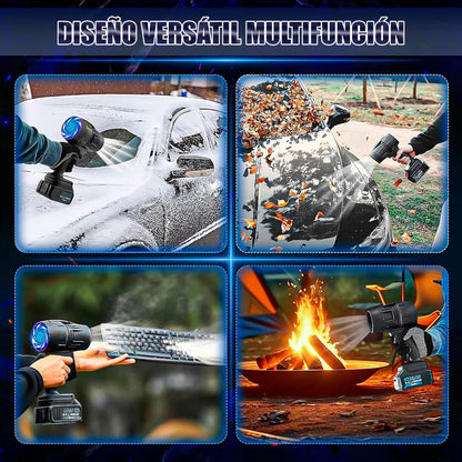 Soplador Inalámbrico Okshop Multifunción Caudal 1.784 M³/h Negro