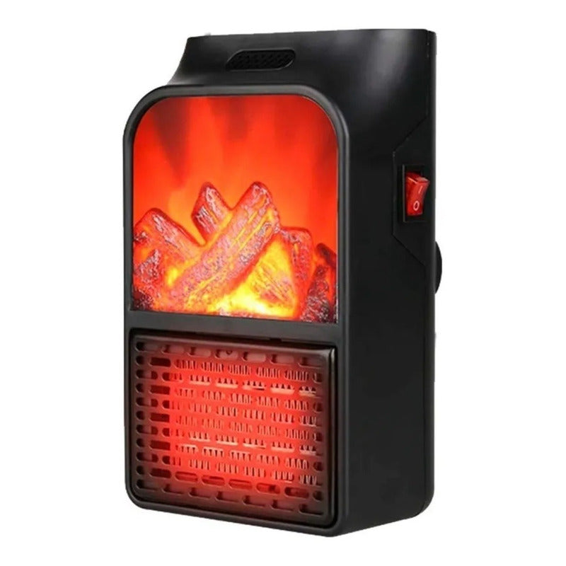 Mini Calefactor Electrico Panel Calefactores Estufa Baño Hab Negro