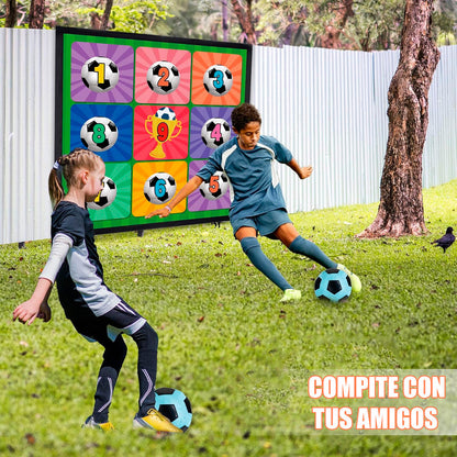 Juego De Tapete De Fútbol Porteria De Futbol Juguetes Futbol