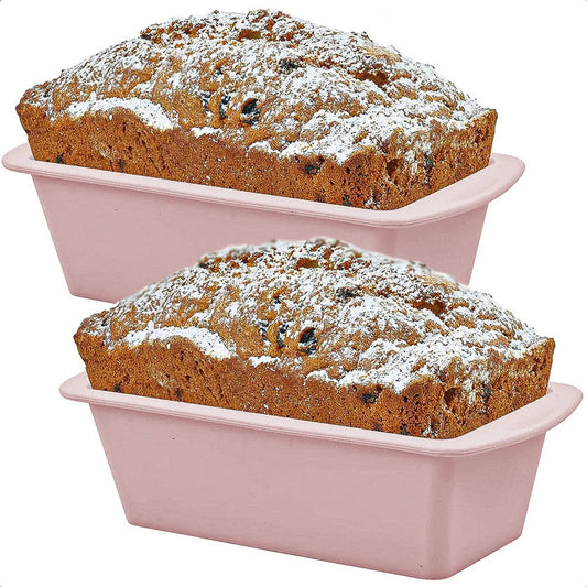 Molde Silicona Molde Queque Moldes Reposteria Moldes Moldes De Silicona Para Horno Antiadherente Flexible Pack 2 Moldes Silicona Queque Libre Bpa Reutilizable Multiusos Color Rosa Okshop