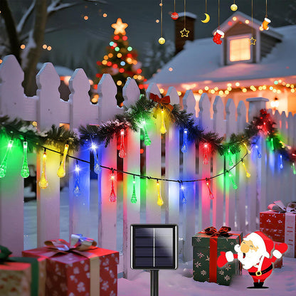 Luces Navidad Guirnaldas Solares Luces De Navidad Solares 5m Multicolor