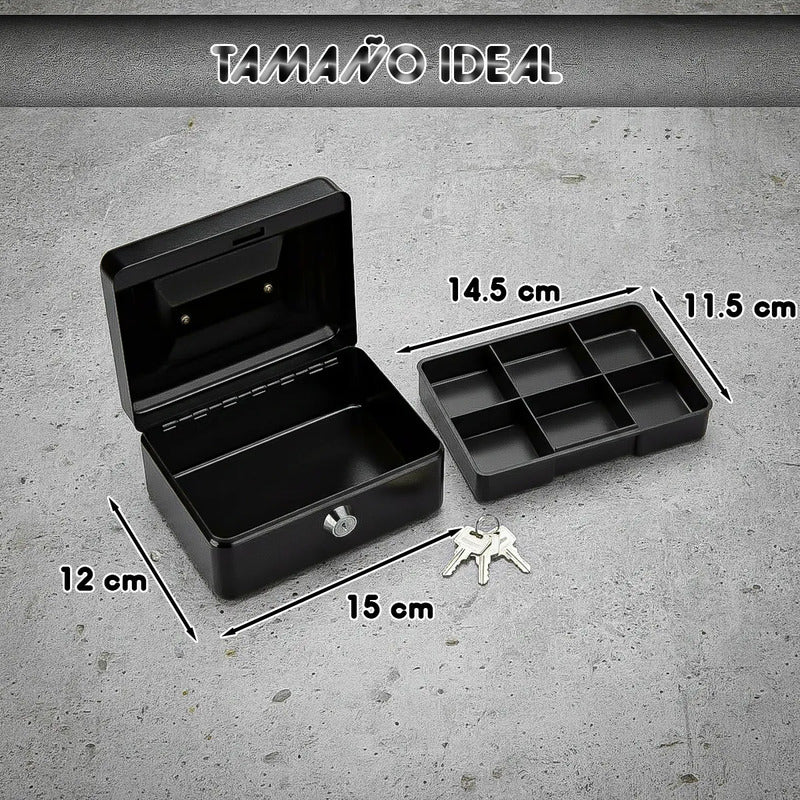 Cajas De Seguridad Mini Cajas Fuerte Guarda Dinero Con Llave Rojo