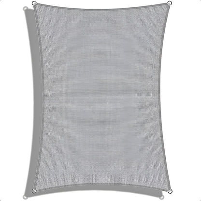 Toldo Vela Rectangular 4x5 Metros Vela Lona Sombreadora Gris