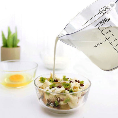Set 3 Tazas Medidoras Reposteria Jarra Medidora Cocina Transparente
