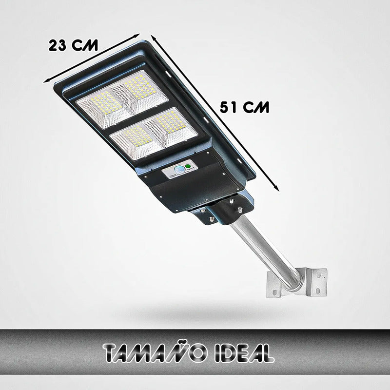 Reflector Led Solar 200w Con Sensor De Movimiento Para Exterior Ip65 Negro Blanco Frío