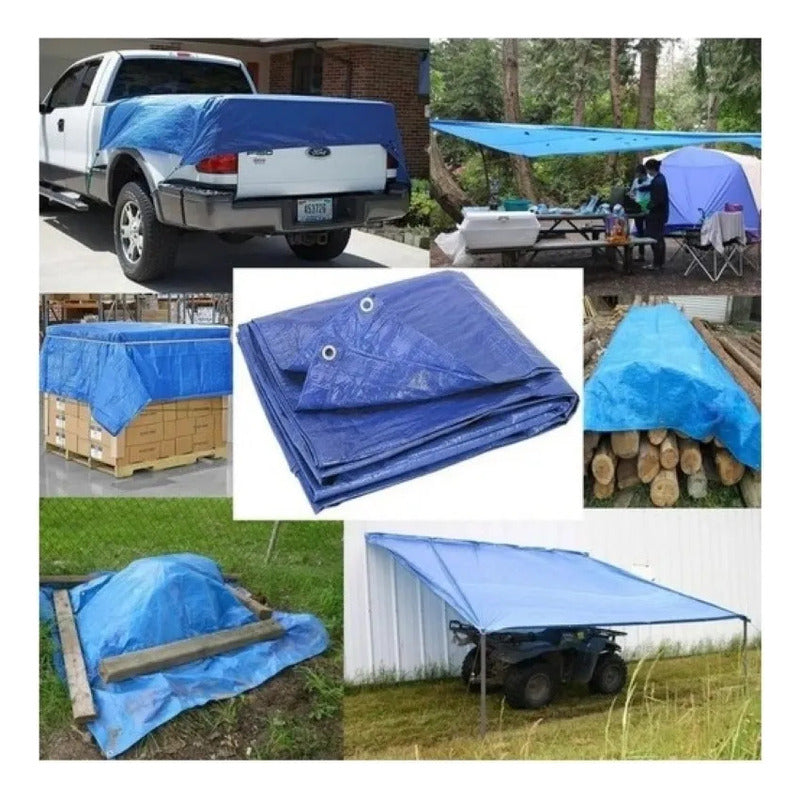 Cobertor Lona Carpa Lona Carpa Multiuso 3x4 Metros Impermeable Cobertor Universal Lona Multiusos Toldo Multiusos Nautico Resistencia Uv Lona Impermeable Para Auto A Prueba De Agua Okshop