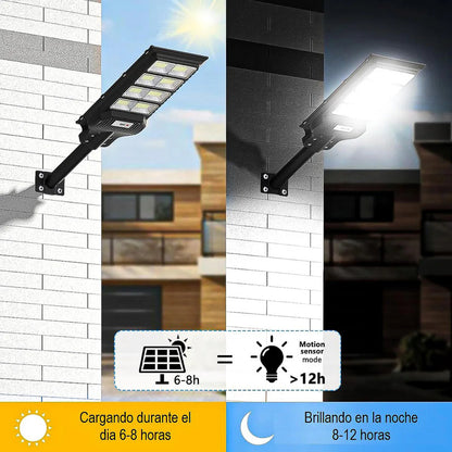 Foco Solar 1000w Focos Solares 1000w Foco Solar Exterior Foc Negro Blanco
