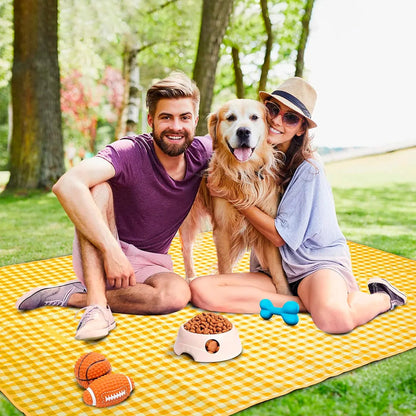Manta De Playa Okshop Impermeable 200x200cm, Plegable Para Picnic Y Camping Verde