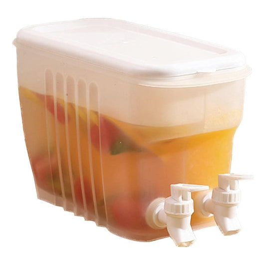 Jarras Jugo Bebidas Limonada Dispensador Agua Dobles 3litros Blanco