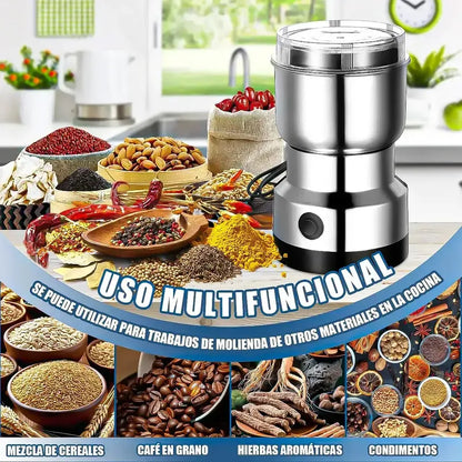 Molinillo De Café Eléctrico Molino De Granos Molinillo Cafe Okshop Molinillo De Café Eléctrico 150w Molinillo De Cafe... Gris