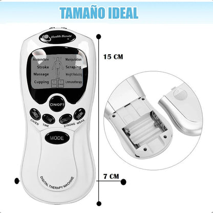Electro Estimulador Muscular Electroestimulador Kinesiologia Electroestimuladores Portatil Multifunción Okshop Electroestimulador Muscular Electroterapia Multifrecuencia Blanco