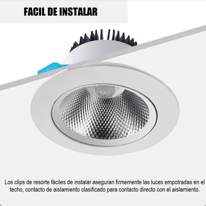 Pack X3 Focos Led Embutidos Luz Fria Luces Led Foco Led 16w Frio