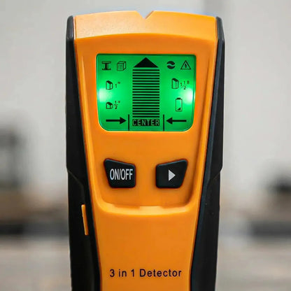 Detector De Pared Okshop 3 En 1 Para Madera, Metal Y Cables De Corriente Naranja