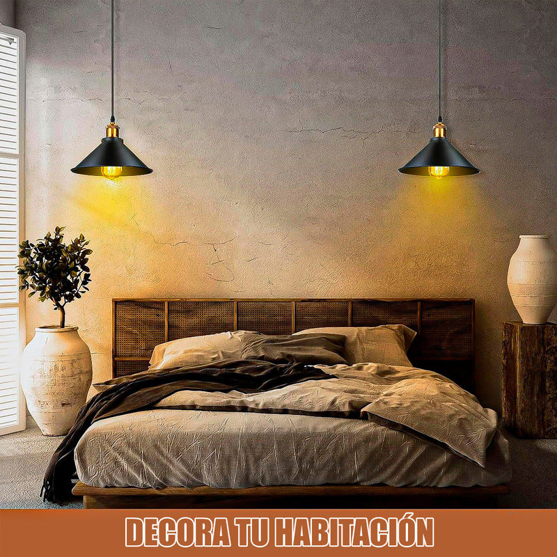 Lampara Colgante Lampara Techo Colgante Lamparas De Techo Negro