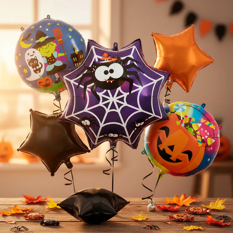 Globos Metalizados Globos Halloween Decoracion Para Fiestas Modelo 3