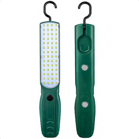 Luz Emergencia Led Recargable Okshop Verde Usb-c 3000mah Imán Gancho 3 Modos