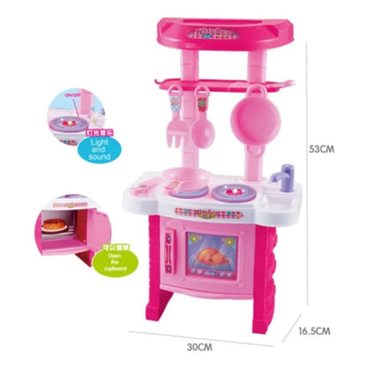 Set De Cocina Juguete Cocina Para Niñas Con Sonido Infantil