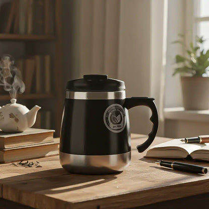 Taza Térmica Keep Taza Acero Inoxidable Taza Termo 400 Ml Negro Taza