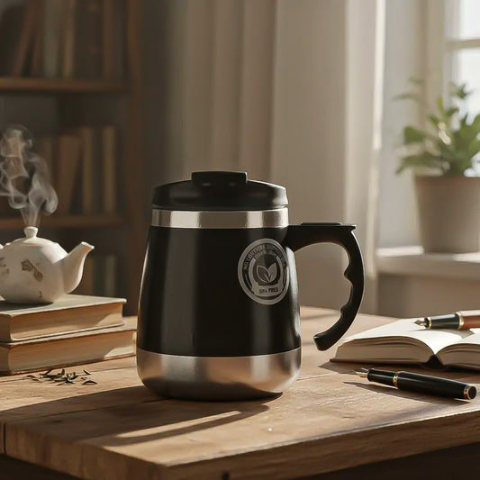 Taza Térmica Keep Taza Acero Inoxidable Taza Termo 400 Ml Negro Taza