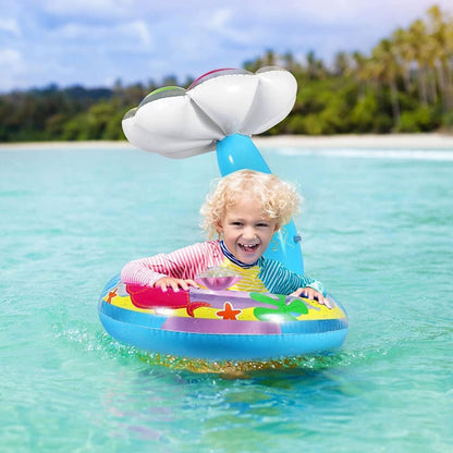 Flotador Con Sombrilla De Playa Flotador De Natacion Piscina