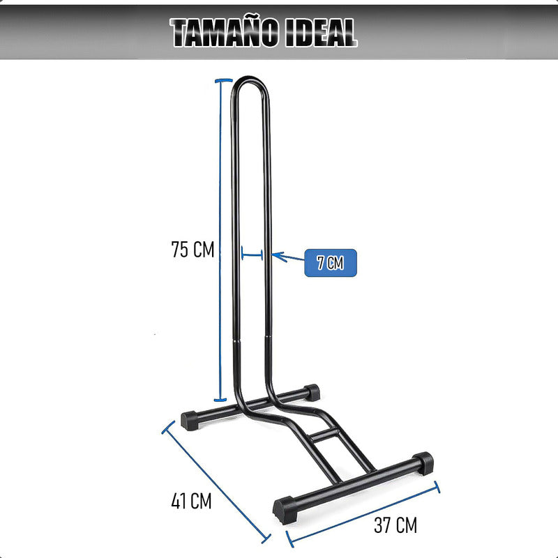 Soporte Bicicleta Soporte De Piso Bici Soporte De Bicicleta Soporte Para Bicicleta Soporte Bicicletas Soporte... Negro
