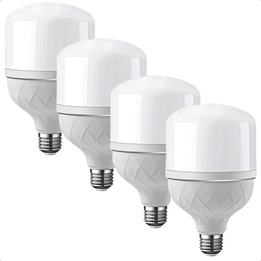 Ampolletas Led Luz Fría Pack X4 Ampolleta Led 50w Foco Led Blanco Frío