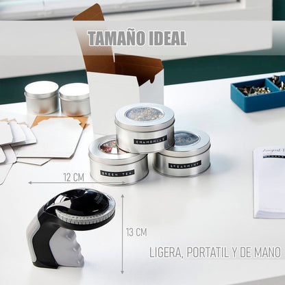 Rotuladora Manual Etiquetadora En Relieve 3d Estampadora Negro