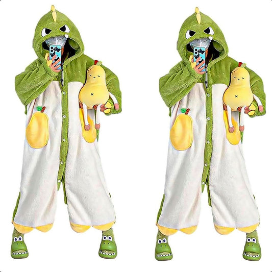 Pijama Invierno Poleron Dino Chiporro Pack 2 Pijama Adulto