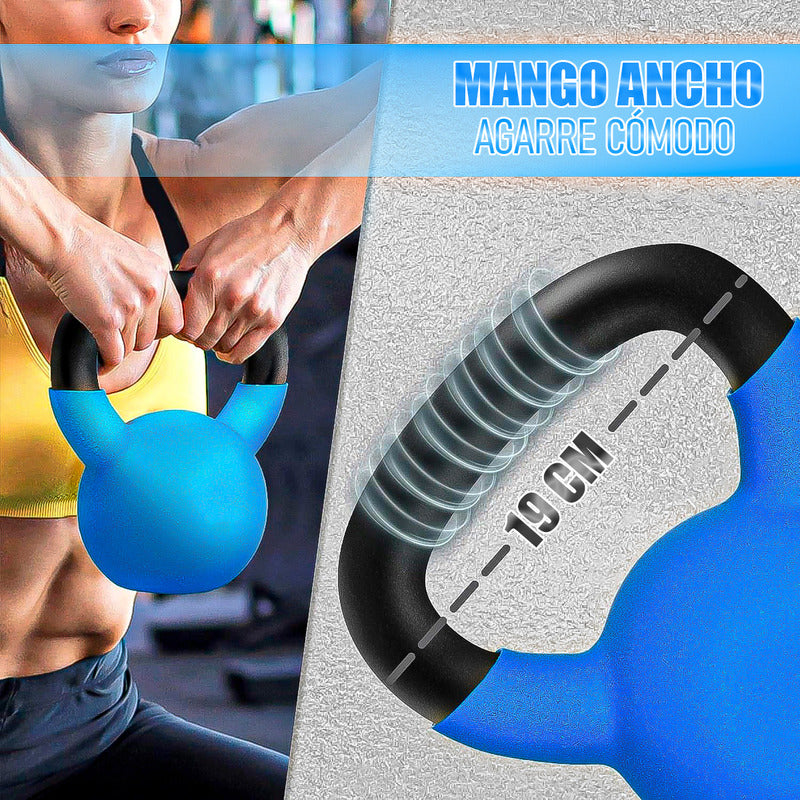 Pesa Rusa 8 Kg Pesas Kettlebell 8 Kg Pesa Rusa Crossfit Pesa Azul
